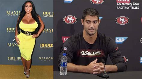 jimmy garoppolo porn star girlfriend|NFL star gets rave reviews after porn star date